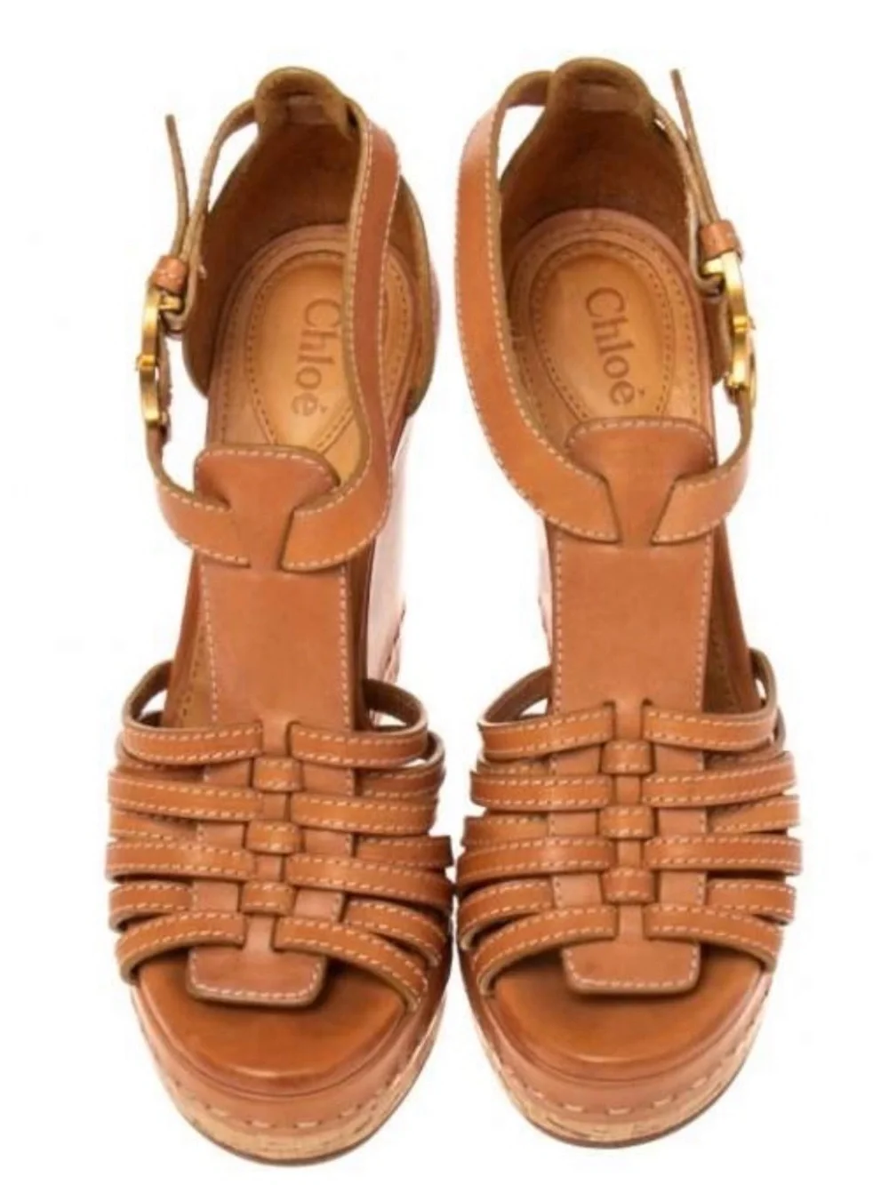 Chloé Tucson Wedge Sandals
